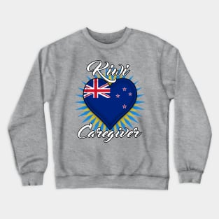 Kiwi Caregiver (white font) Crewneck Sweatshirt